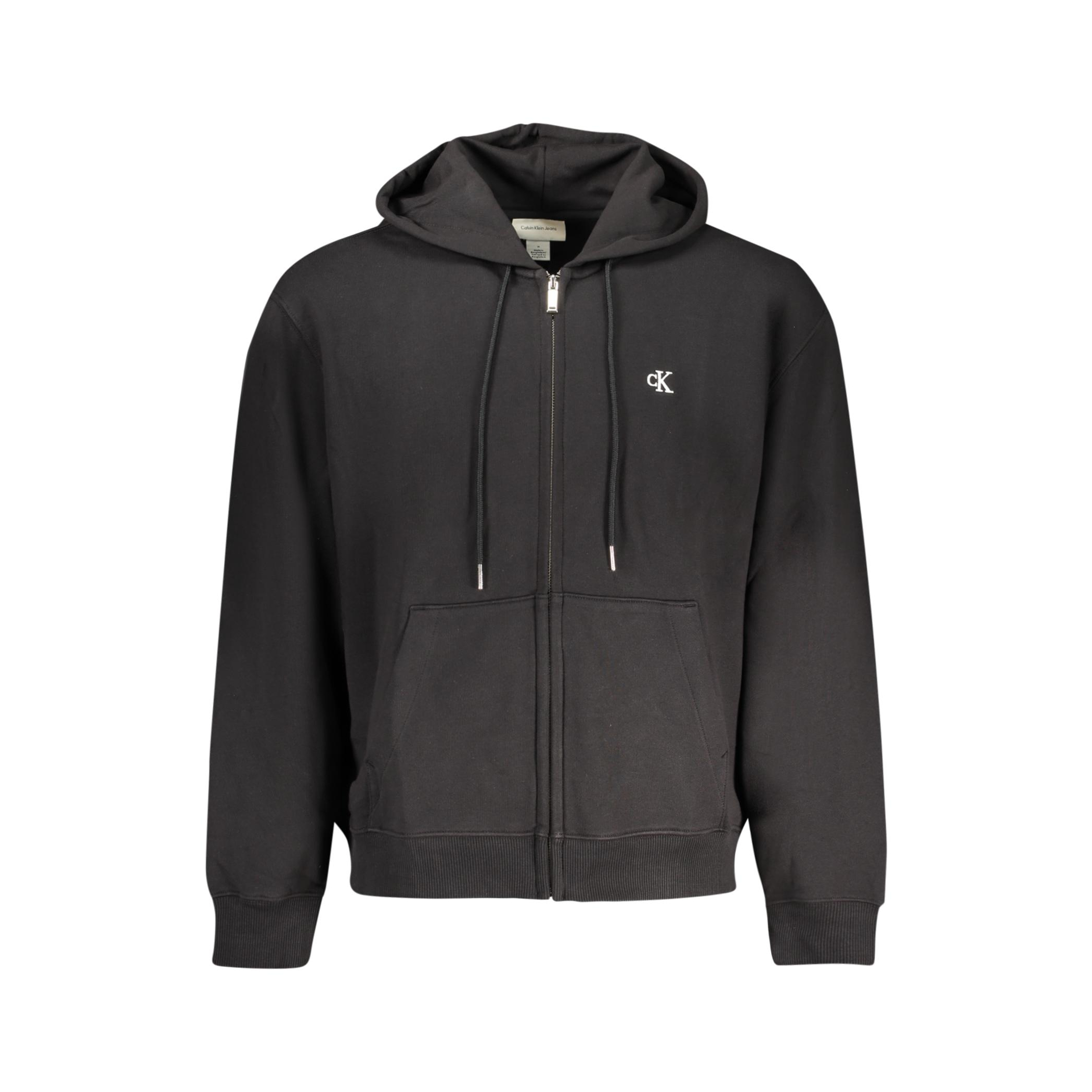 Снимка на Мъжки черен суитшърт с цип  CALVIN KLEIN