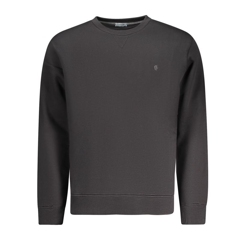 Мъжки черен суитшърт с цип