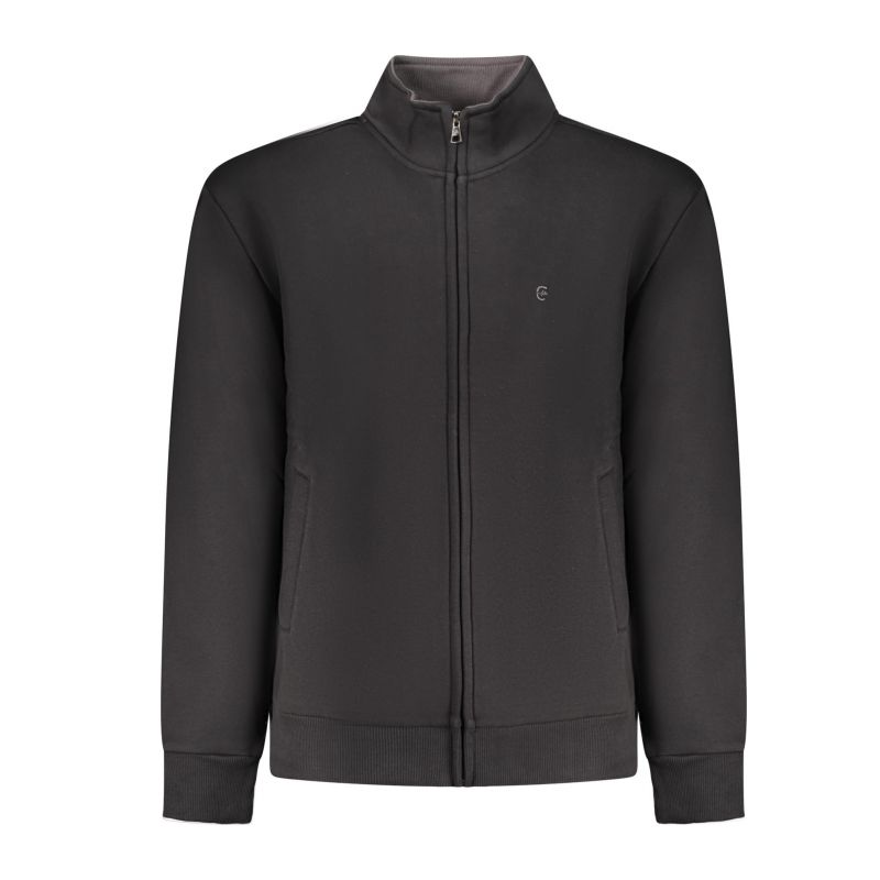 Мъжки черен суитшърт с цип