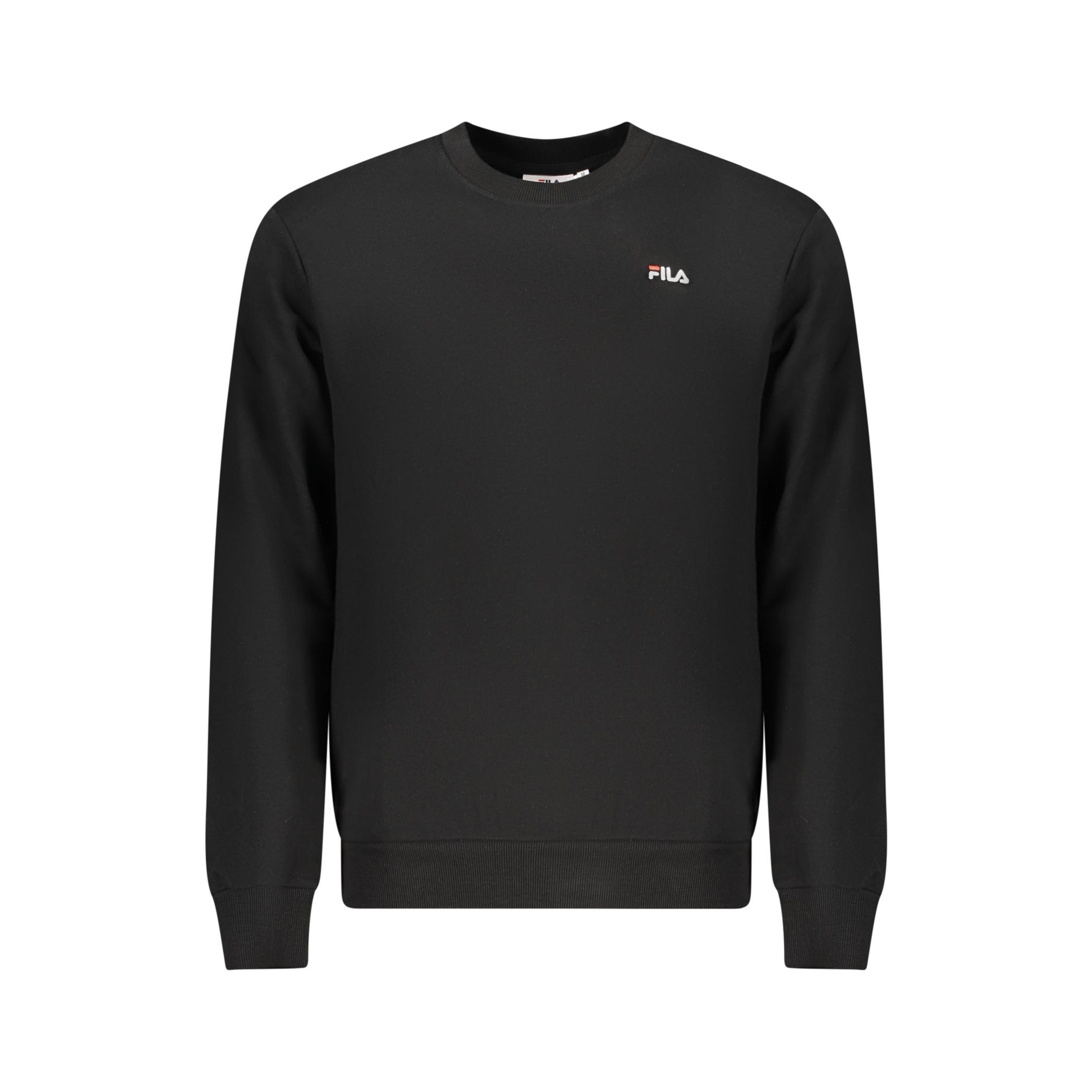 Снимка на Мъжки черен суитшърт с цип  FILA