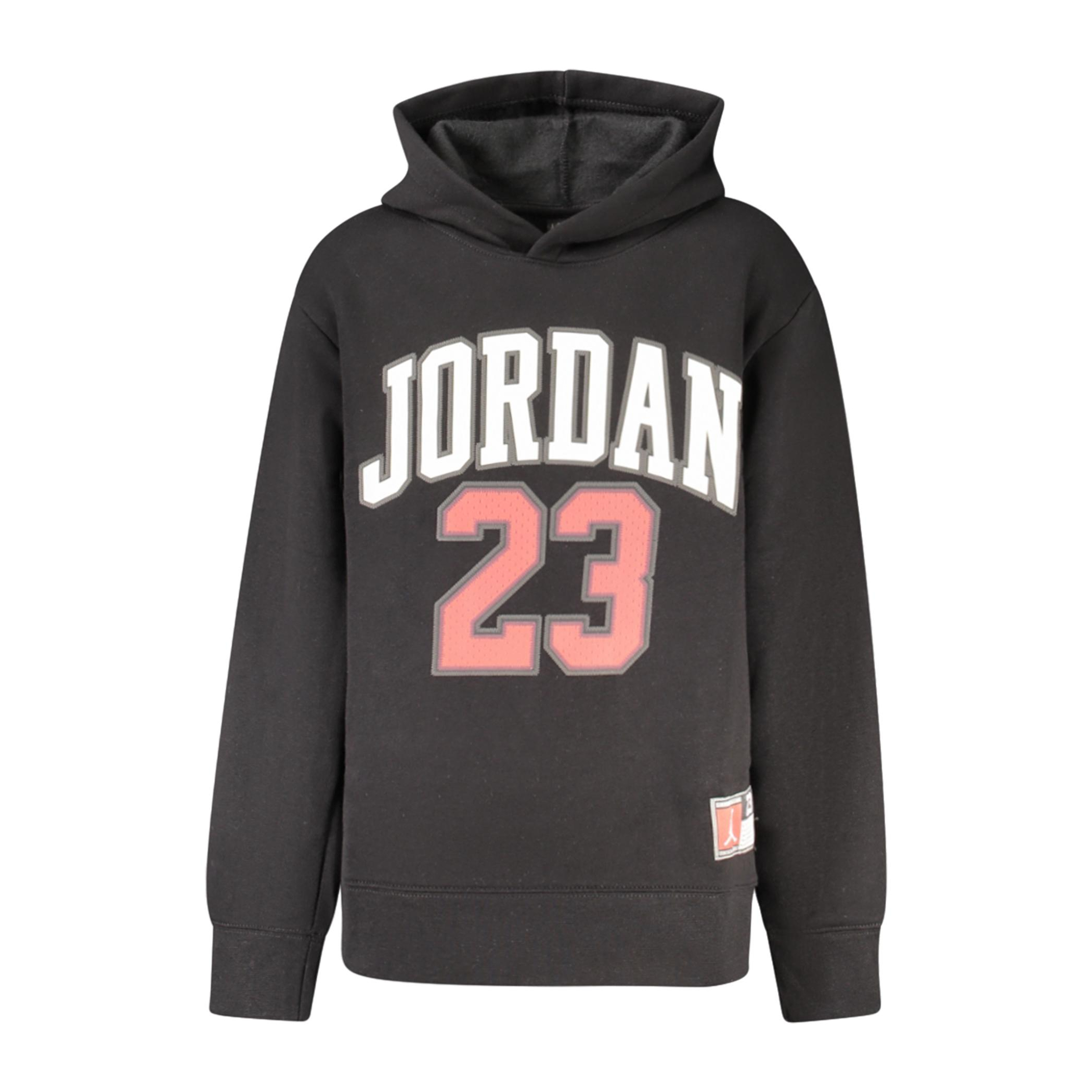 Снимка на Мъжки черен суитшърт с цип  JORDAN