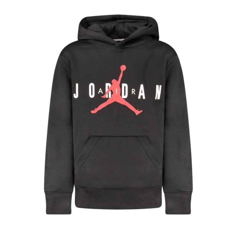 Снимка на Мъжки черен суитшърт с цип  JORDAN 