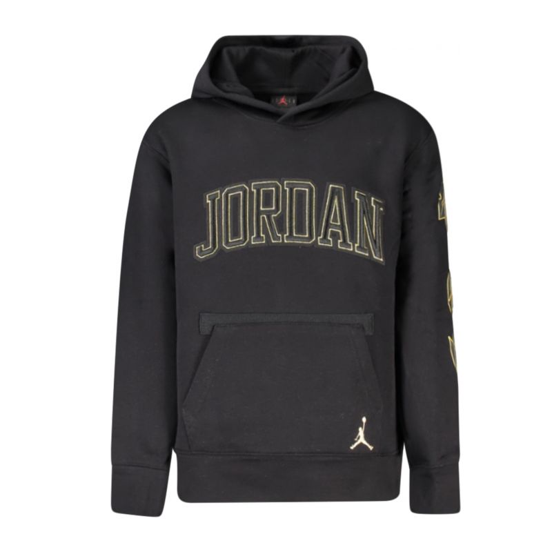 Снимка на Мъжки черен суитшърт с цип  JORDAN 