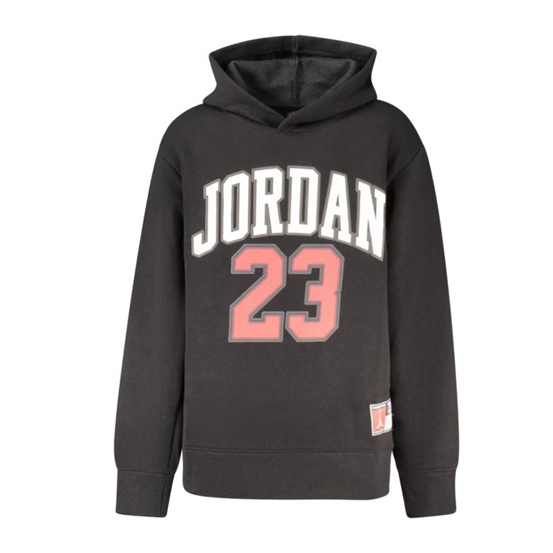 Снимка на Мъжки черен суитшърт с цип  JORDAN 
