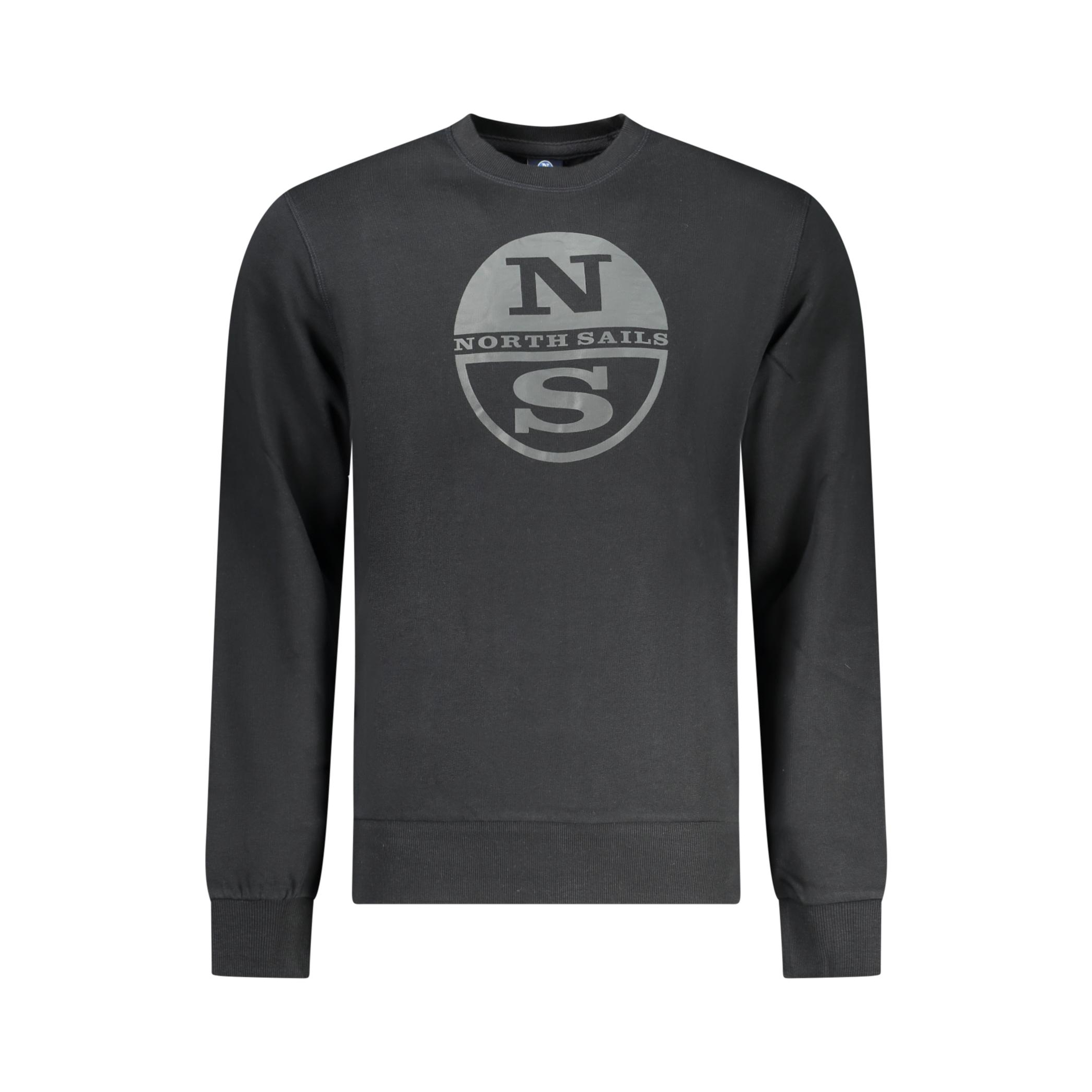 Снимка на Мъжки черен суитшърт с цип  NORTH SAILS