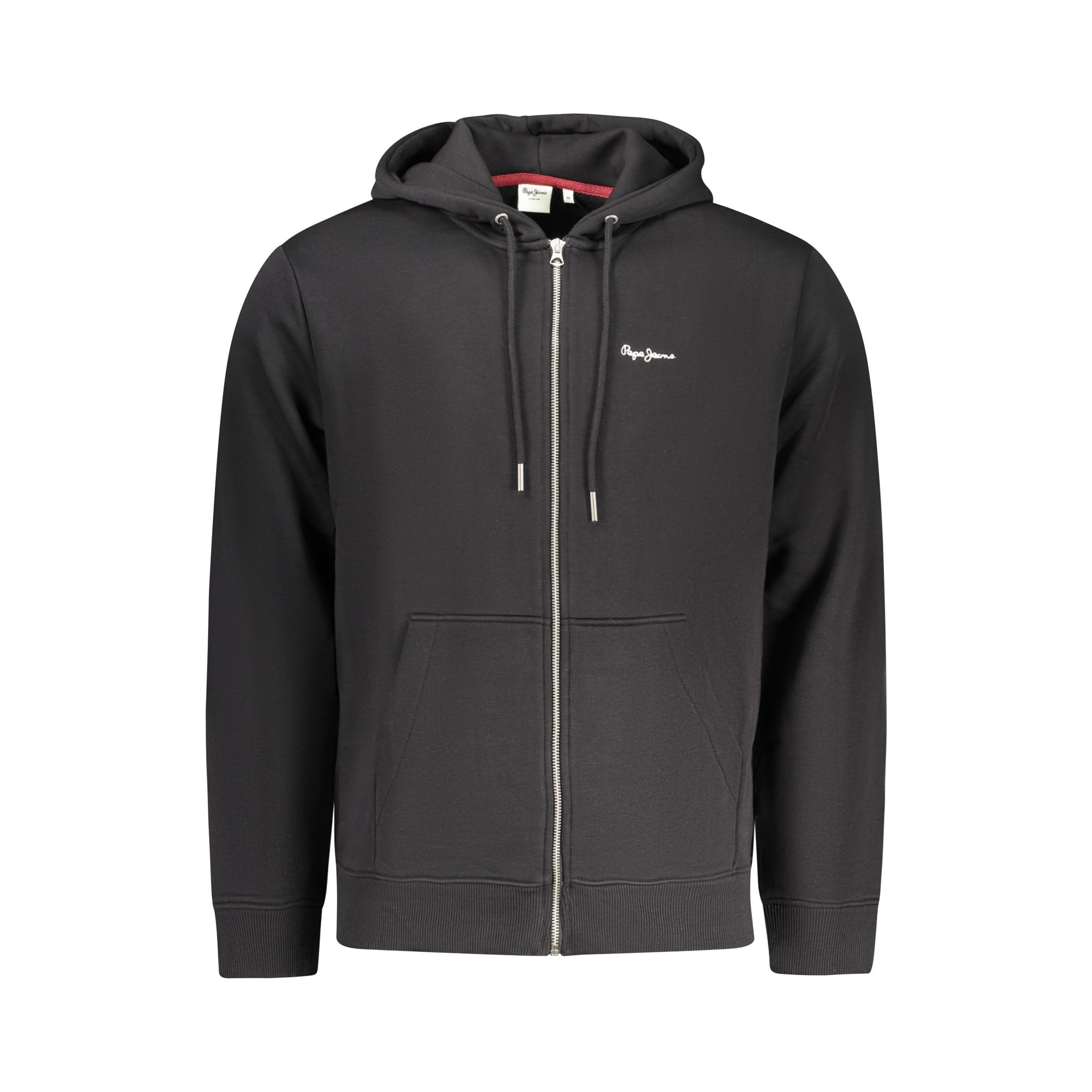 Снимка на Мъжки черен суитшърт с цип  PEPE JEANS