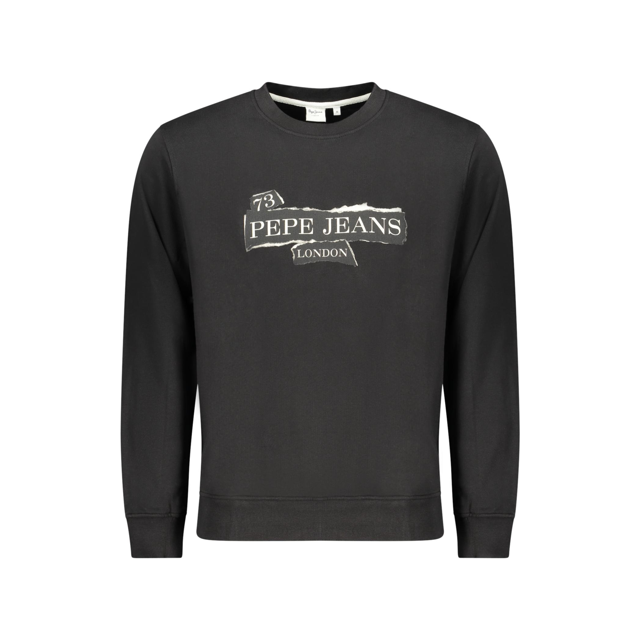 Снимка на Мъжки черен суитшърт с цип  PEPE JEANS