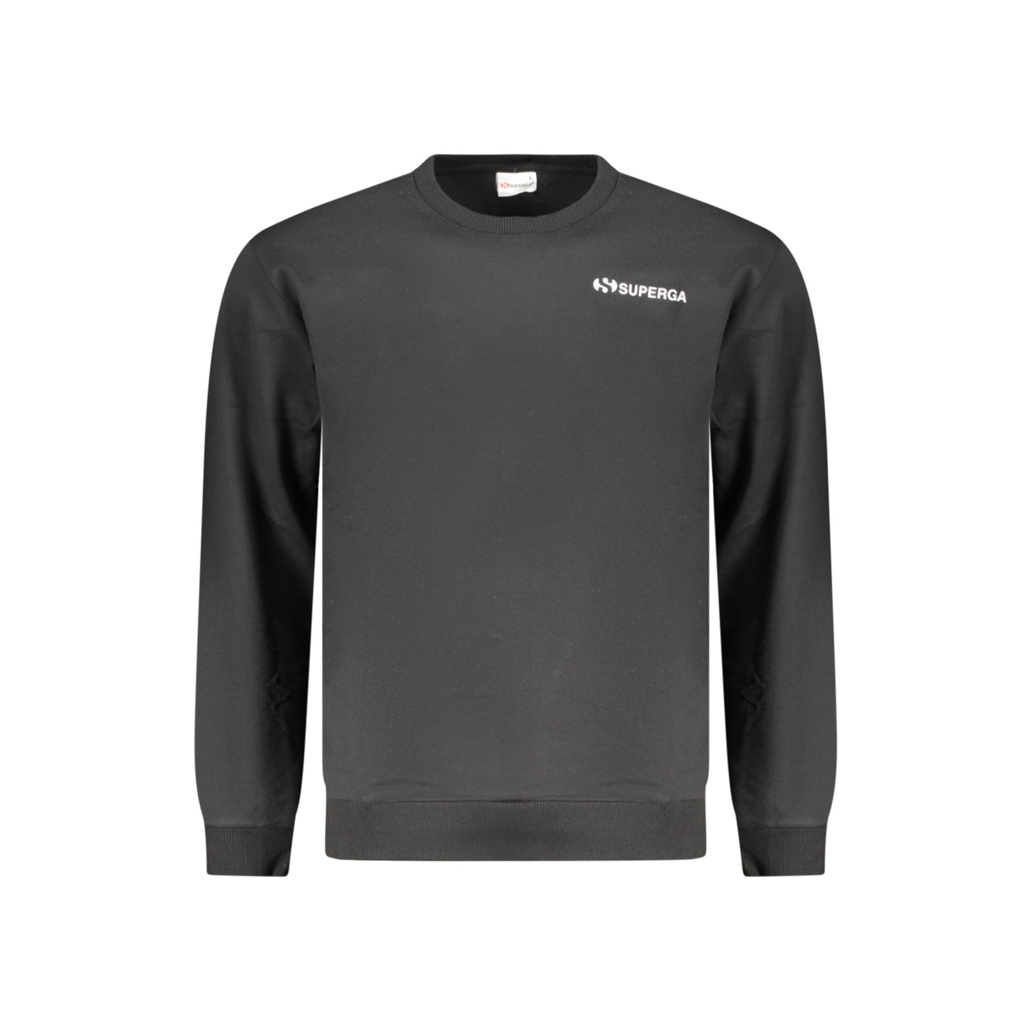 Снимка на Мъжки черен суитшърт с цип  SUPERGA