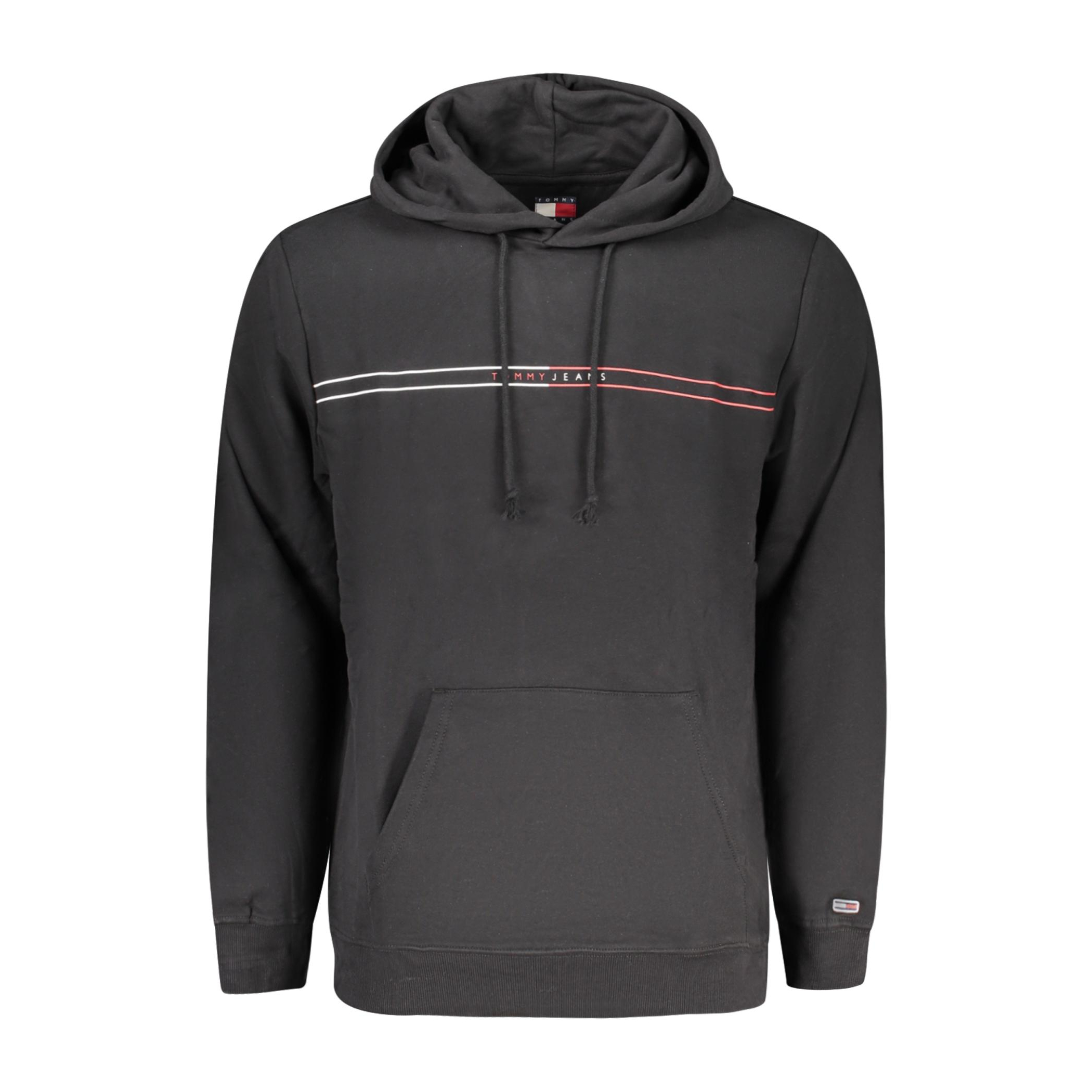 Снимка на Мъжки черен суитшърт с цип  TOMMY HILFIGER