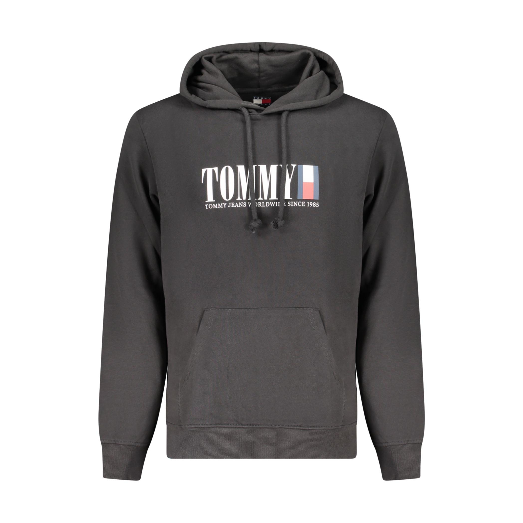 Снимка на Мъжки черен суитшърт с цип  TOMMY HILFIGER