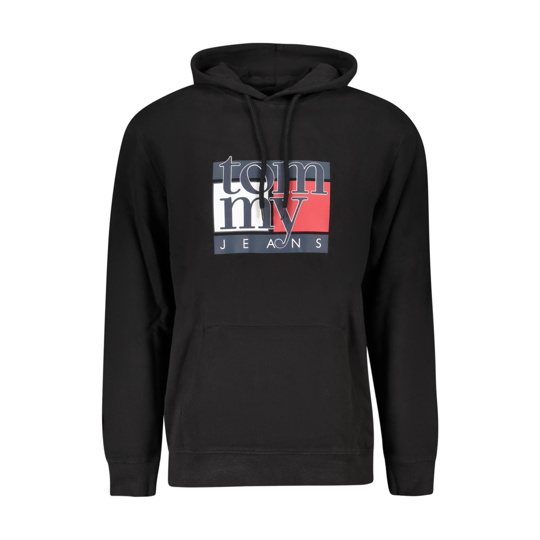 Снимка на Мъжки черен суитшърт с цип  TOMMY HILFIGER