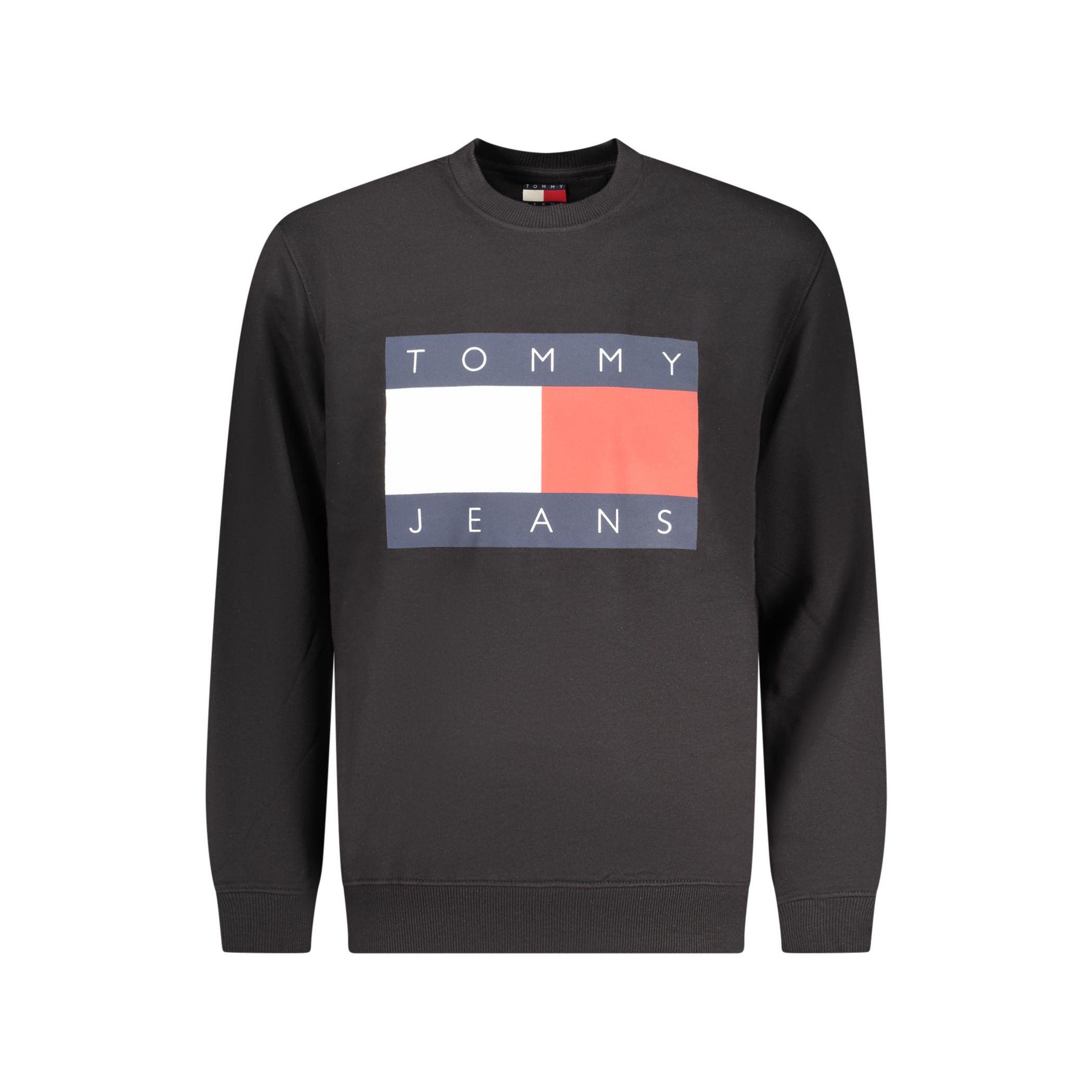 Снимка на Мъжки черен суитшърт с цип  TOMMY HILFIGER