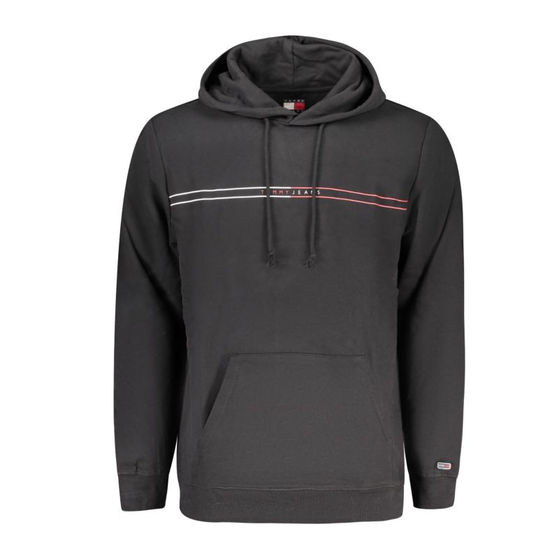 Снимка на Мъжки черен суитшърт с цип  TOMMY HILFIGER 