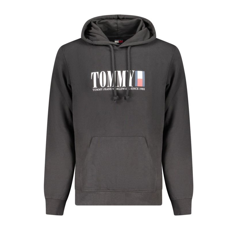 Снимка на Мъжки черен суитшърт с цип  TOMMY HILFIGER 