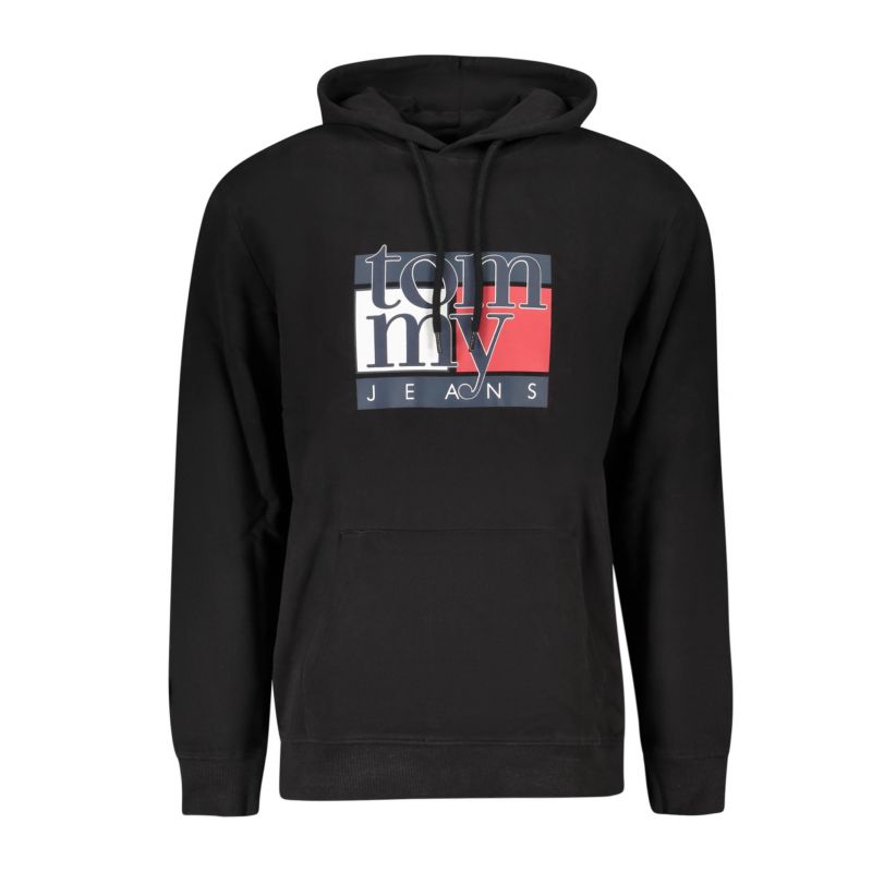 Снимка на Мъжки черен суитшърт с цип  TOMMY HILFIGER 