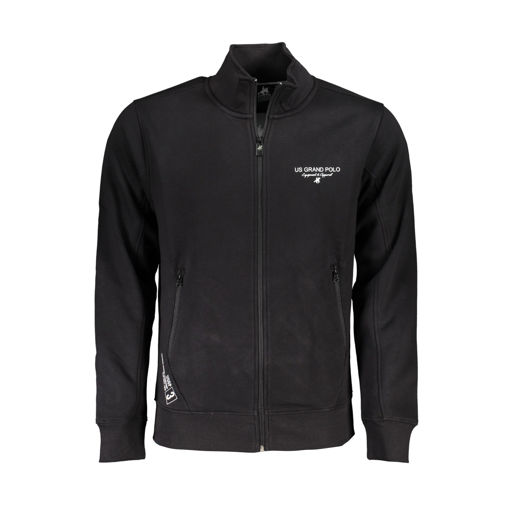 Снимка на Мъжки черен суитшърт с цип us grand U.S. GRAND