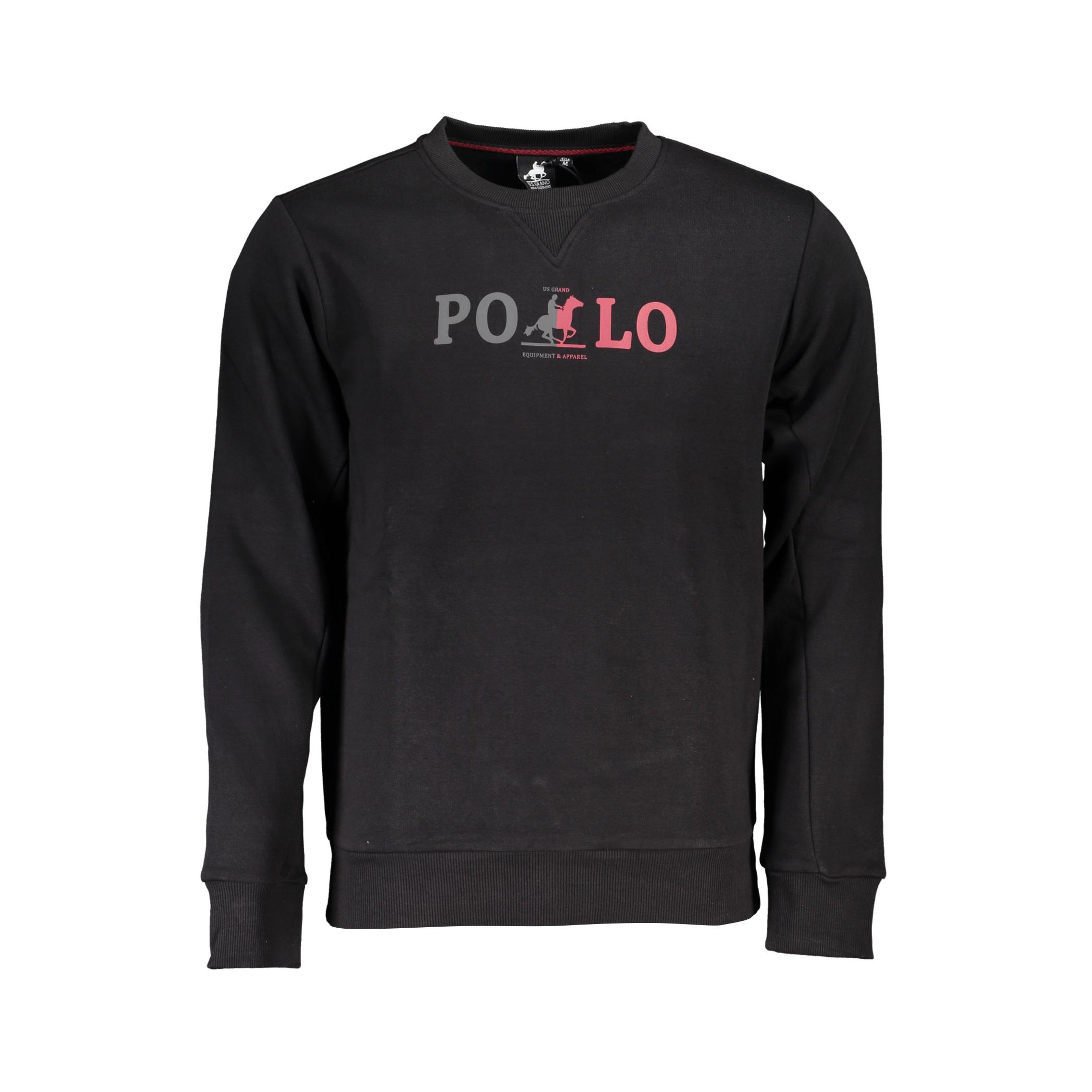 Снимка на Мъжки черен суитшърт с цип us grand U.S. GRAND