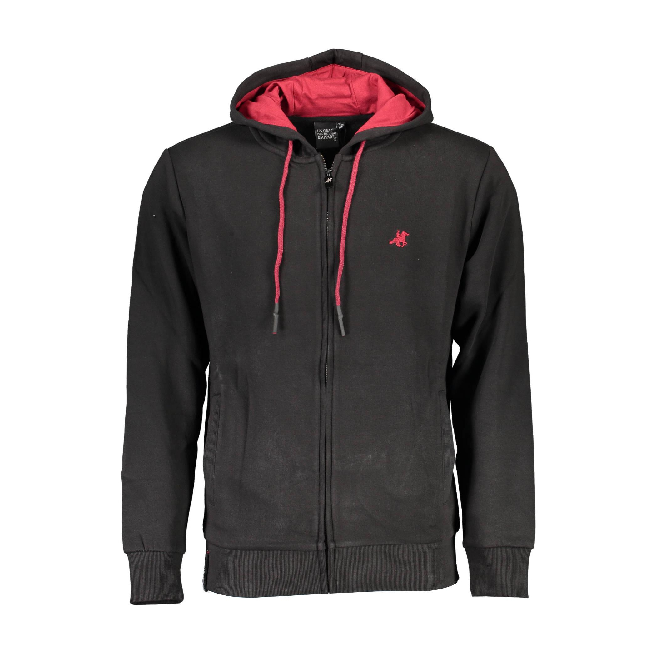 Снимка на Мъжки черен суитшърт с цип us grand U.S. GRAND