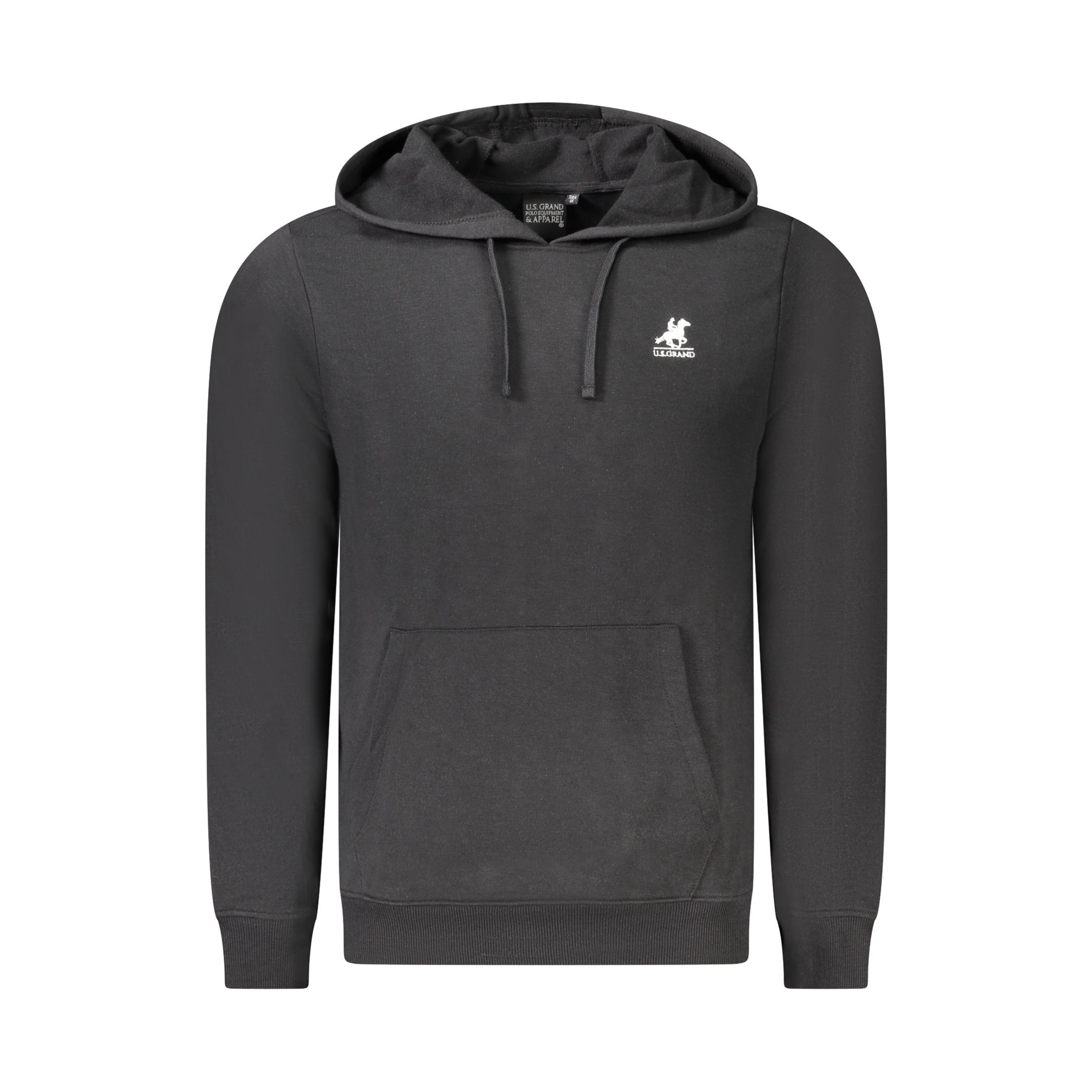 Снимка на Мъжки черен суитшърт с цип us grand U.S. GRAND