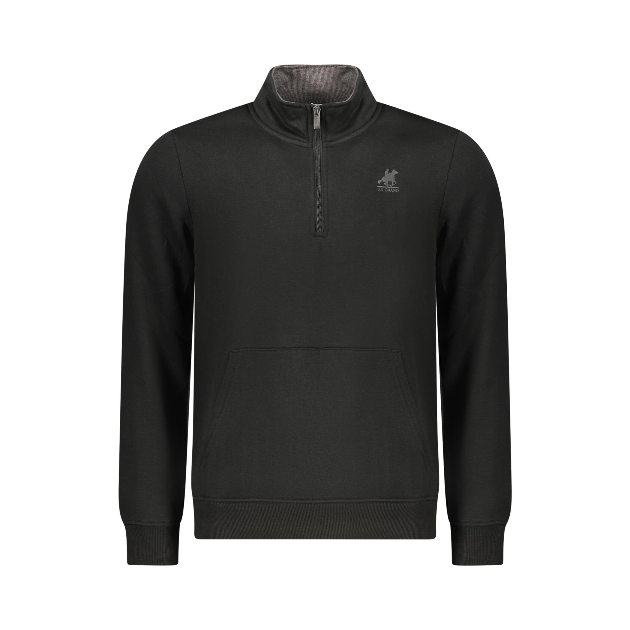Снимка на Мъжки черен суитшърт с цип us grand U.S. GRAND