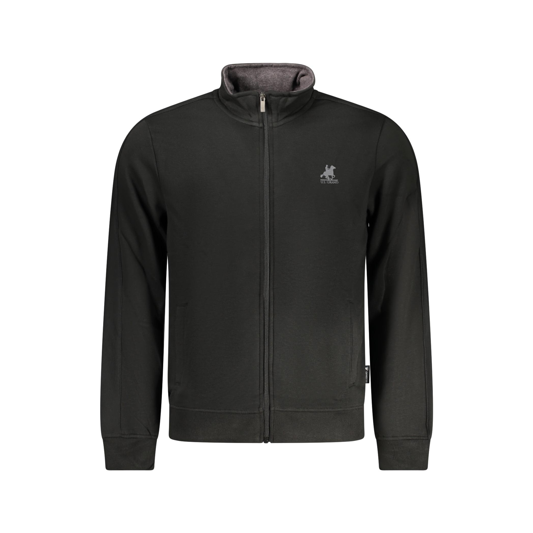 Снимка на Мъжки черен суитшърт с цип us grand U.S. GRAND
