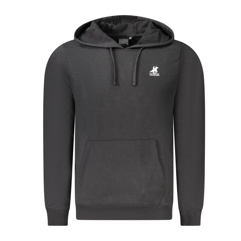 Снимка на Мъжки черен суитшърт с цип us grand U.S. GRAND