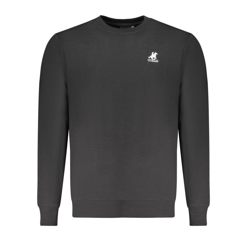 Мъжки черен суитшърт с цип us grand