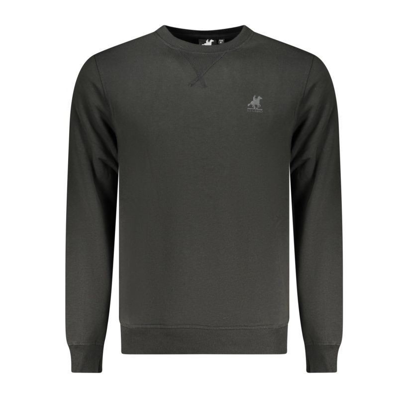 Мъжки черен суитшърт с цип us grand