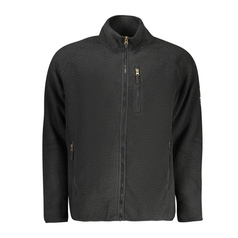 Мъжки черен суитшърт с цип us grand