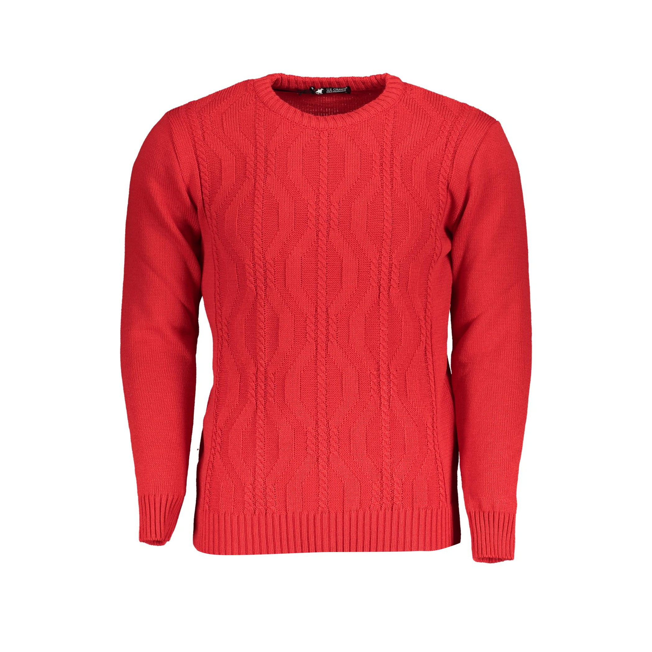 Снимка на Мъжки червен пуловер us grand U.S. GRAND