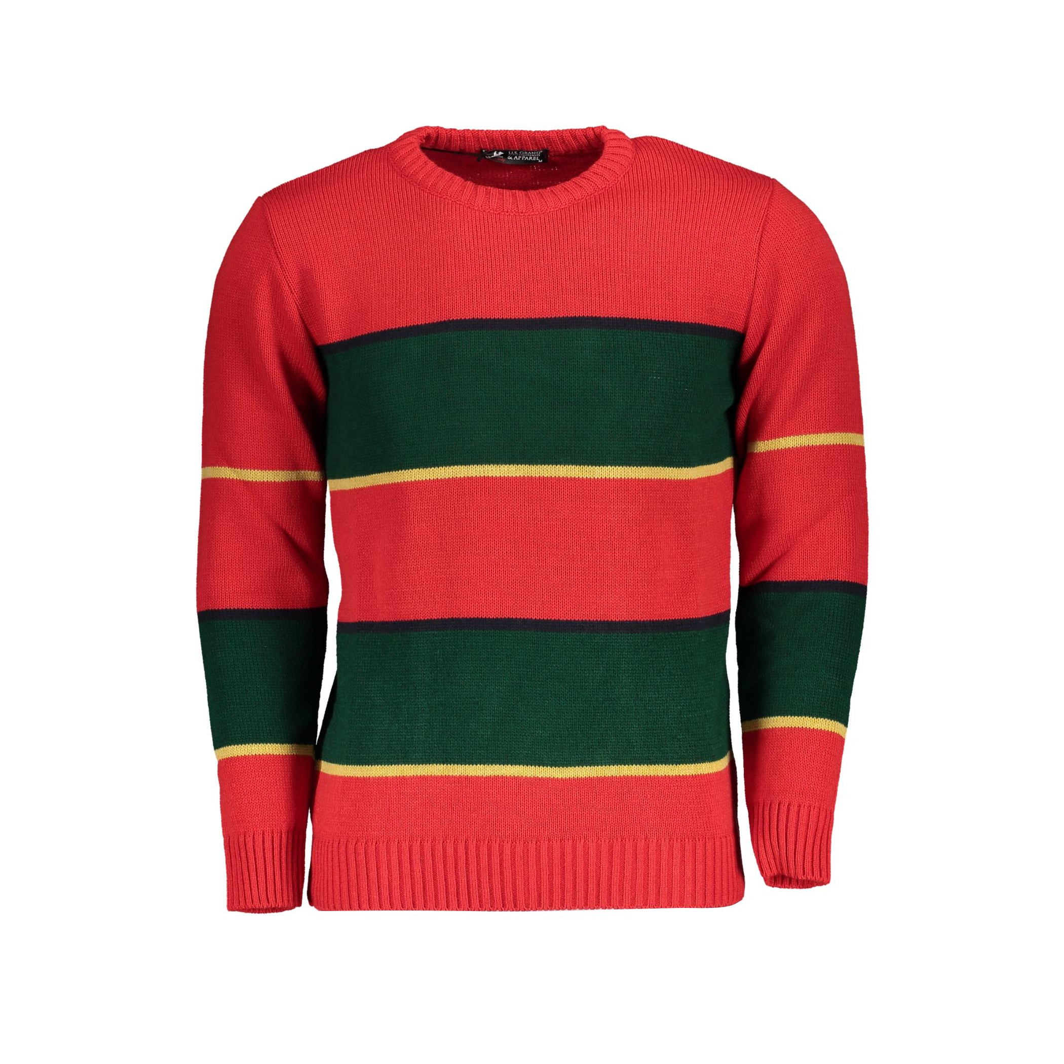 Снимка на Мъжки червен пуловер us grand U.S. GRAND