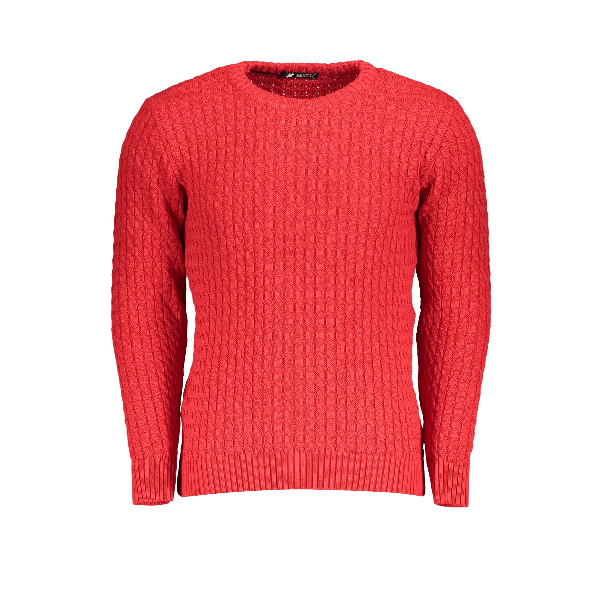 Снимка на Мъжки червен пуловер us grand U.S. GRAND