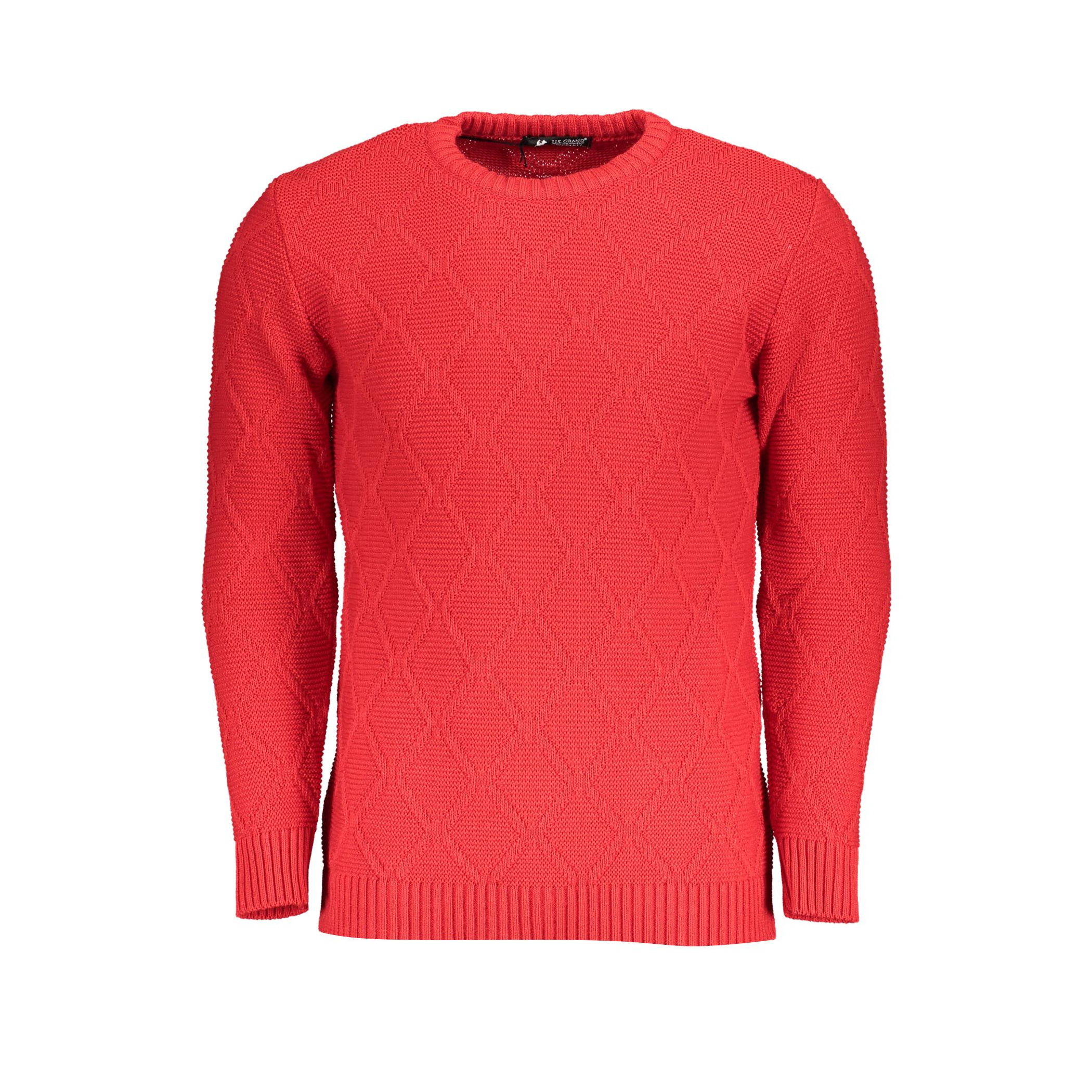 Снимка на Мъжки червен пуловер us grand U.S. GRAND