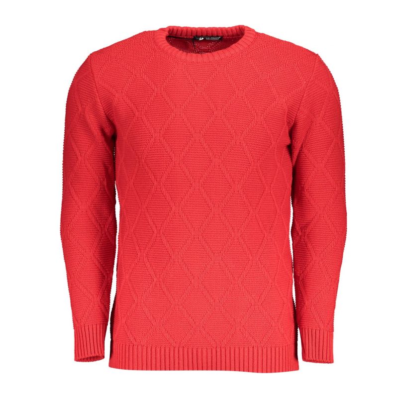 Снимка на Мъжки червен пуловер us grand U.S. GRAND 