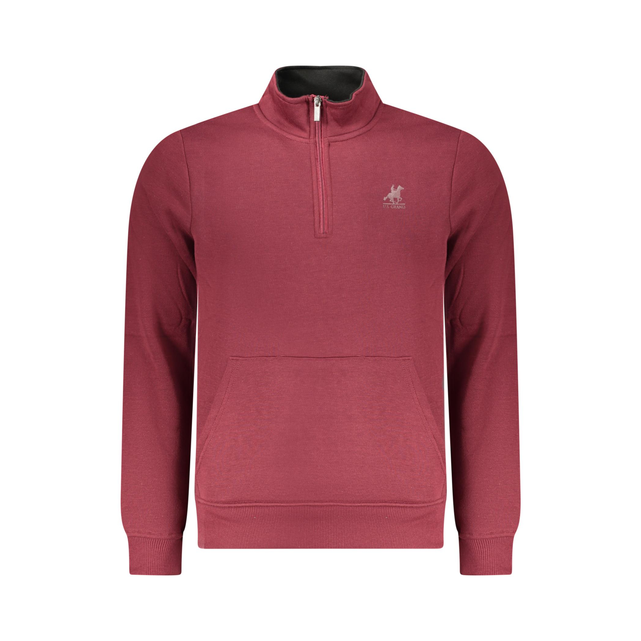 Снимка на Мъжки червен суитшърт с цип us grand U.S. GRAND