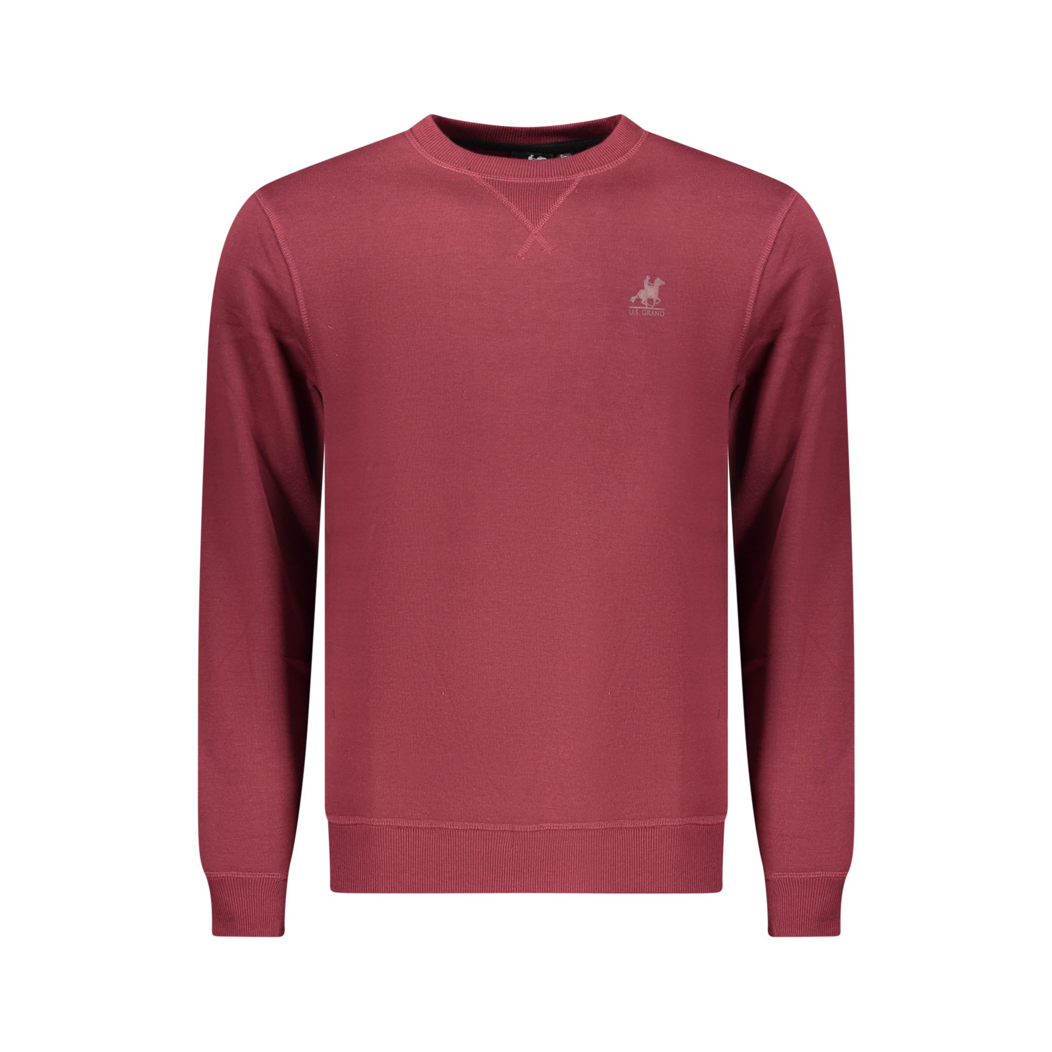 Снимка на Мъжки червен суитшърт с цип us grand U.S. GRAND