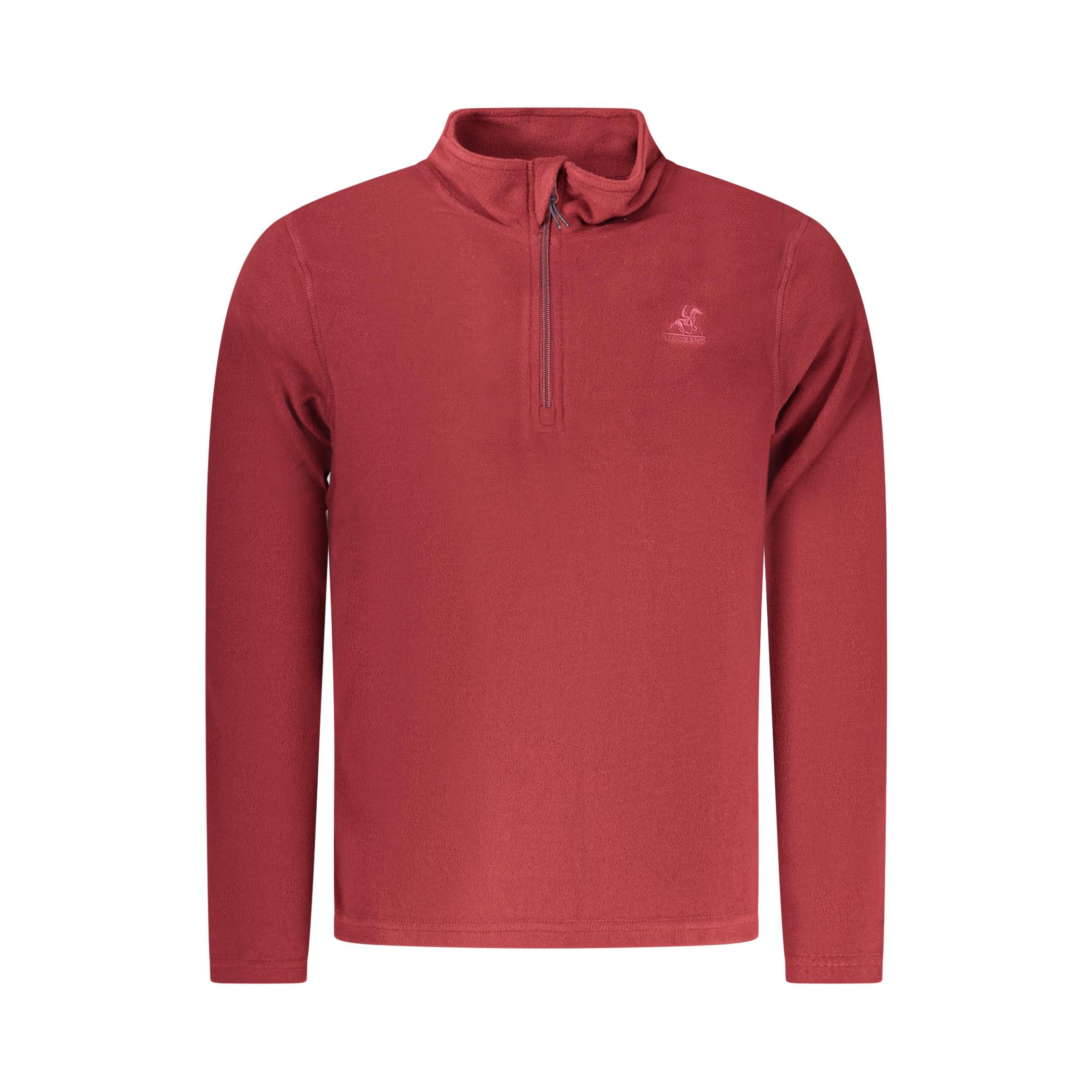 Снимка на Мъжки червен суитшърт с цип us grand U.S. GRAND