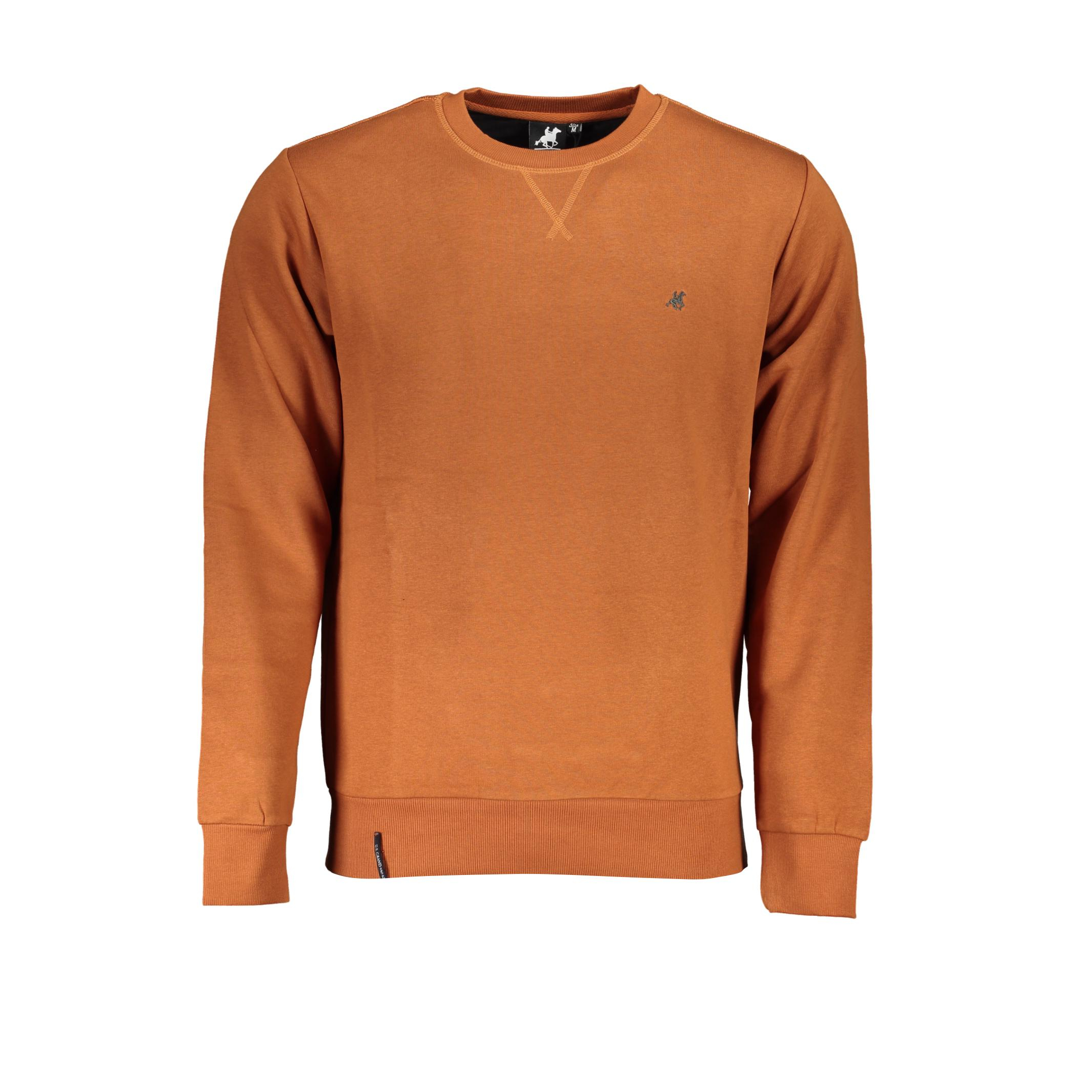 Снимка на Мъжки кафяв суитшърт с цип us grand U.S. GRAND