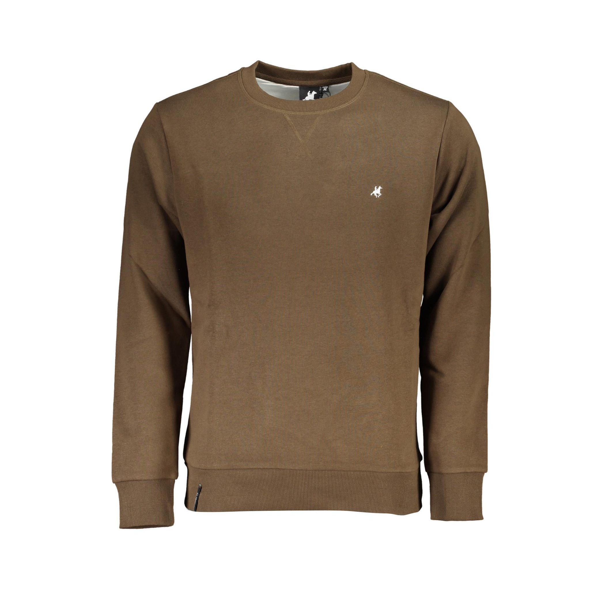 Снимка на Мъжки кафяв суитшърт с цип us grand U.S. GRAND