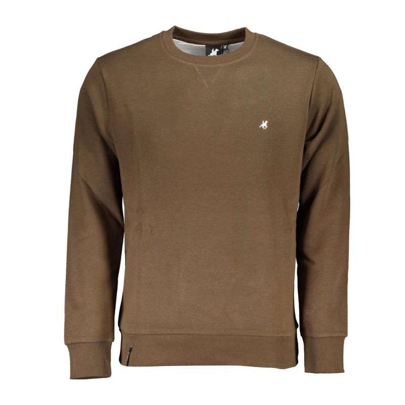 Снимка на Мъжки кафяв суитшърт с цип us grand U.S. GRAND