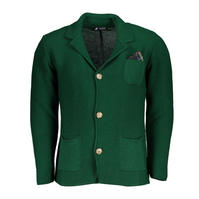 Снимка на Мъжки кардиган us grand, зелен U.S. GRAND