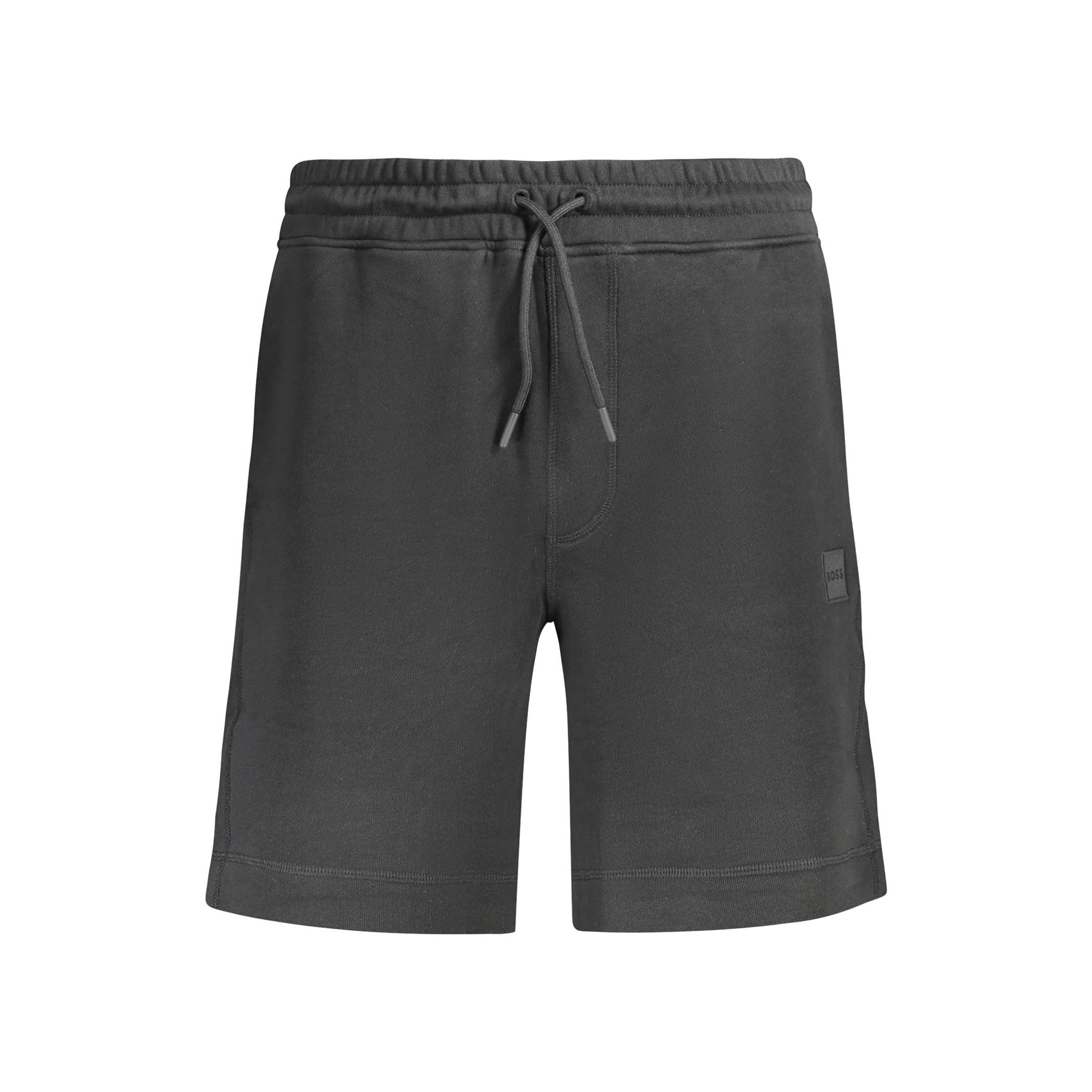 Снимка на Мъжки къси черен панталон  BOSS