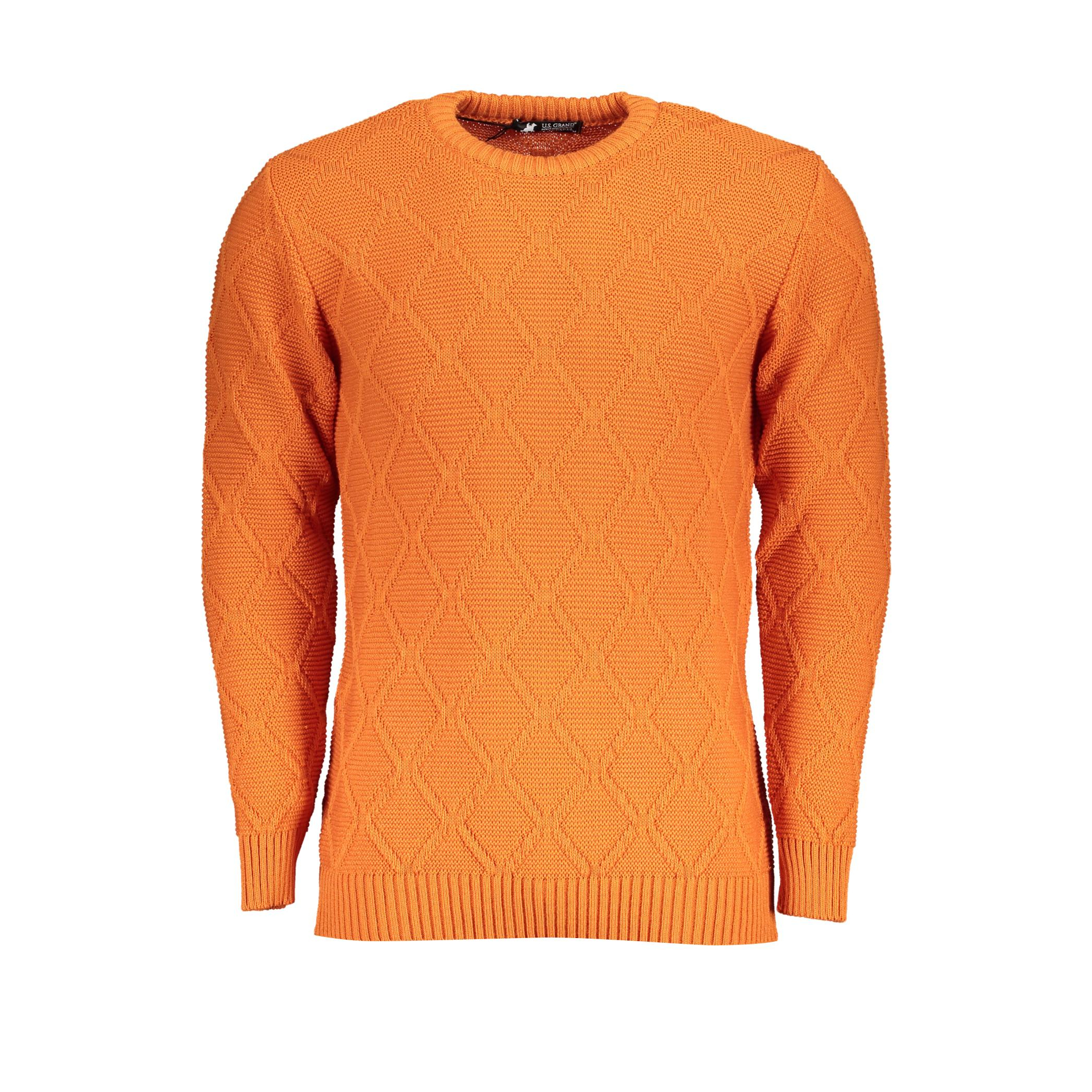 Снимка на Мъжки оранжев пуловер us grand U.S. GRAND