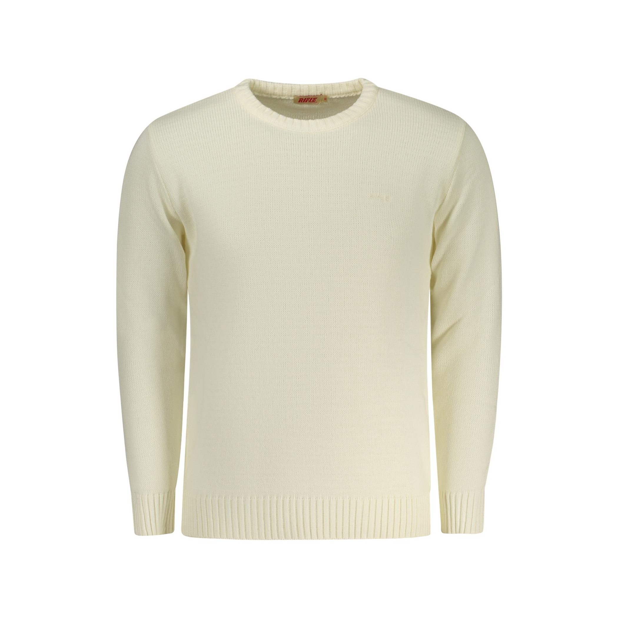 Снимка на Мъжки пуловер с пушка, бял RIFLE