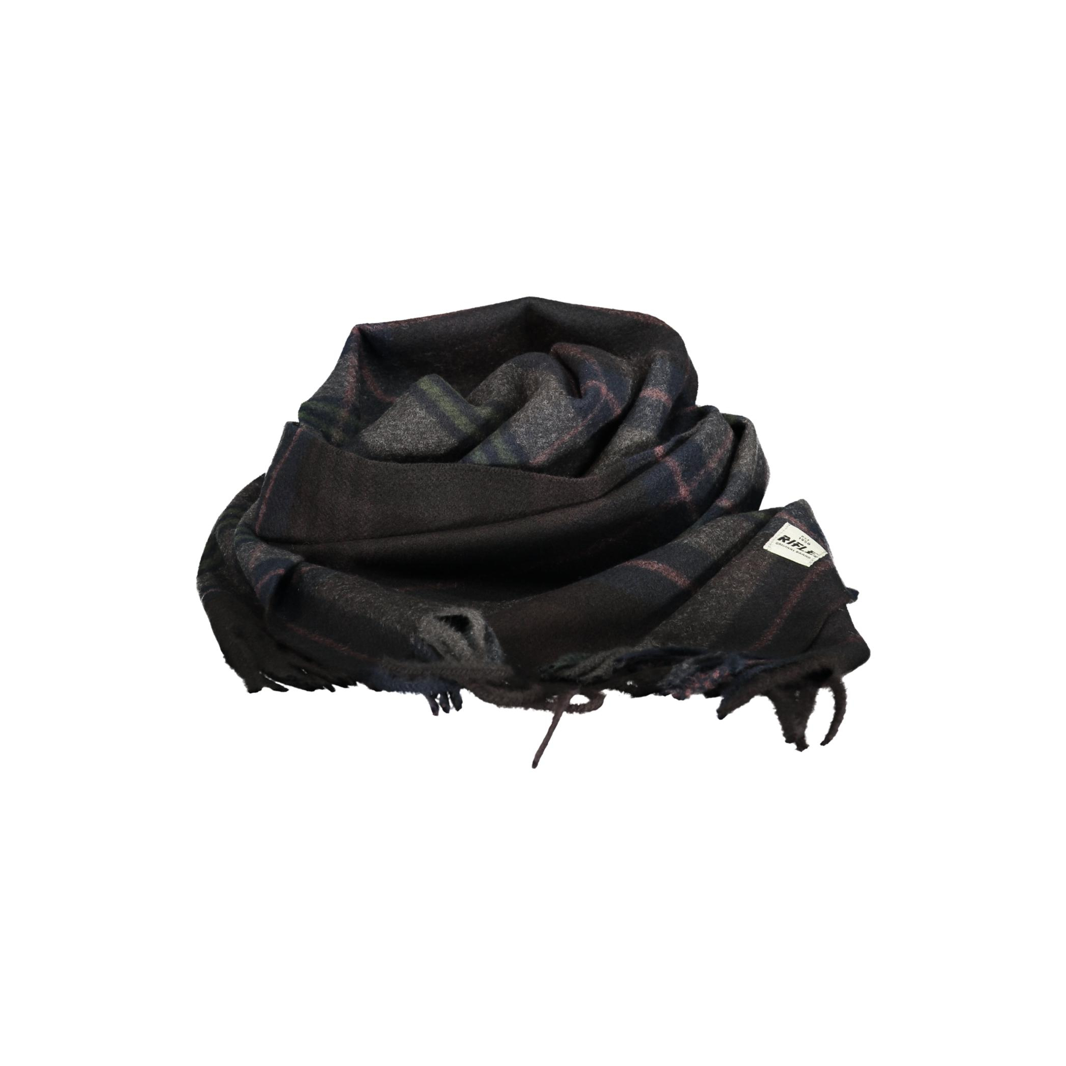 Снимка на Мъжки шал с пушка, черен RIFLE