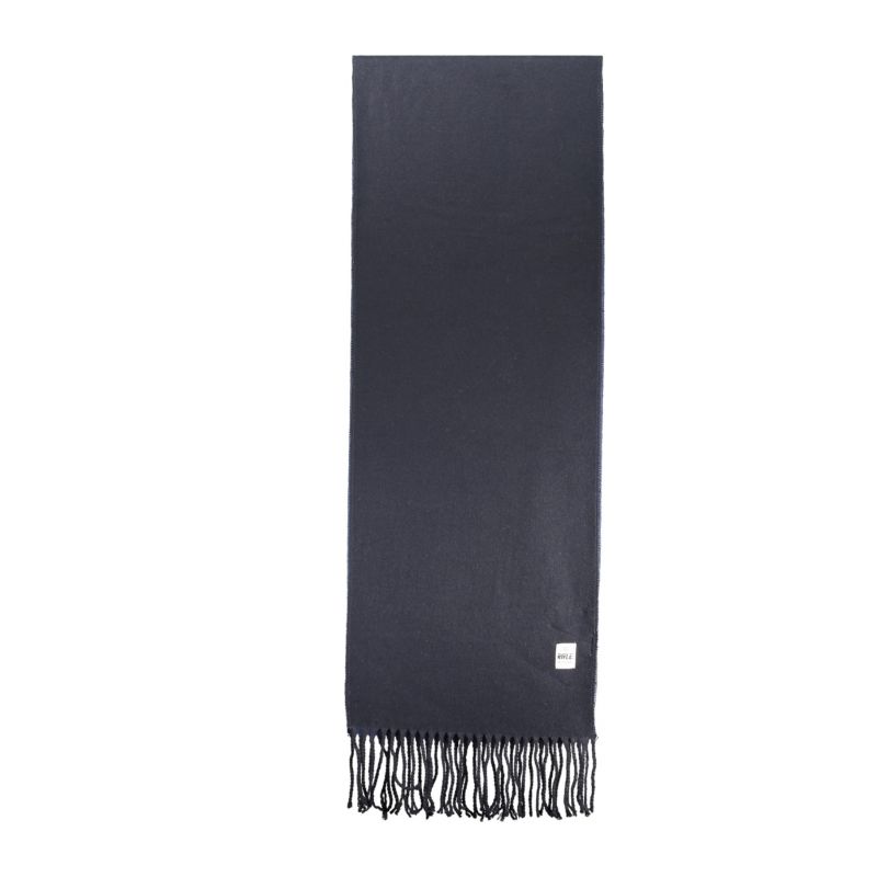 Мъжки шал с пушка, син