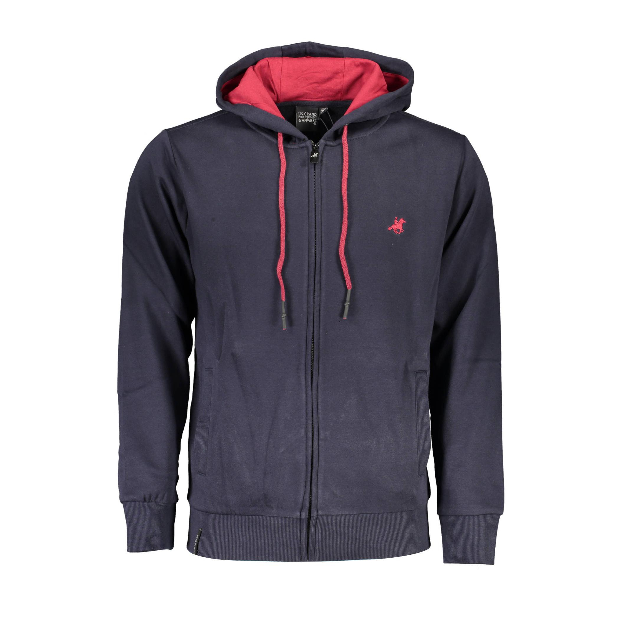 Снимка на Мъжки син суитшърт с цип us grand U.S. GRAND