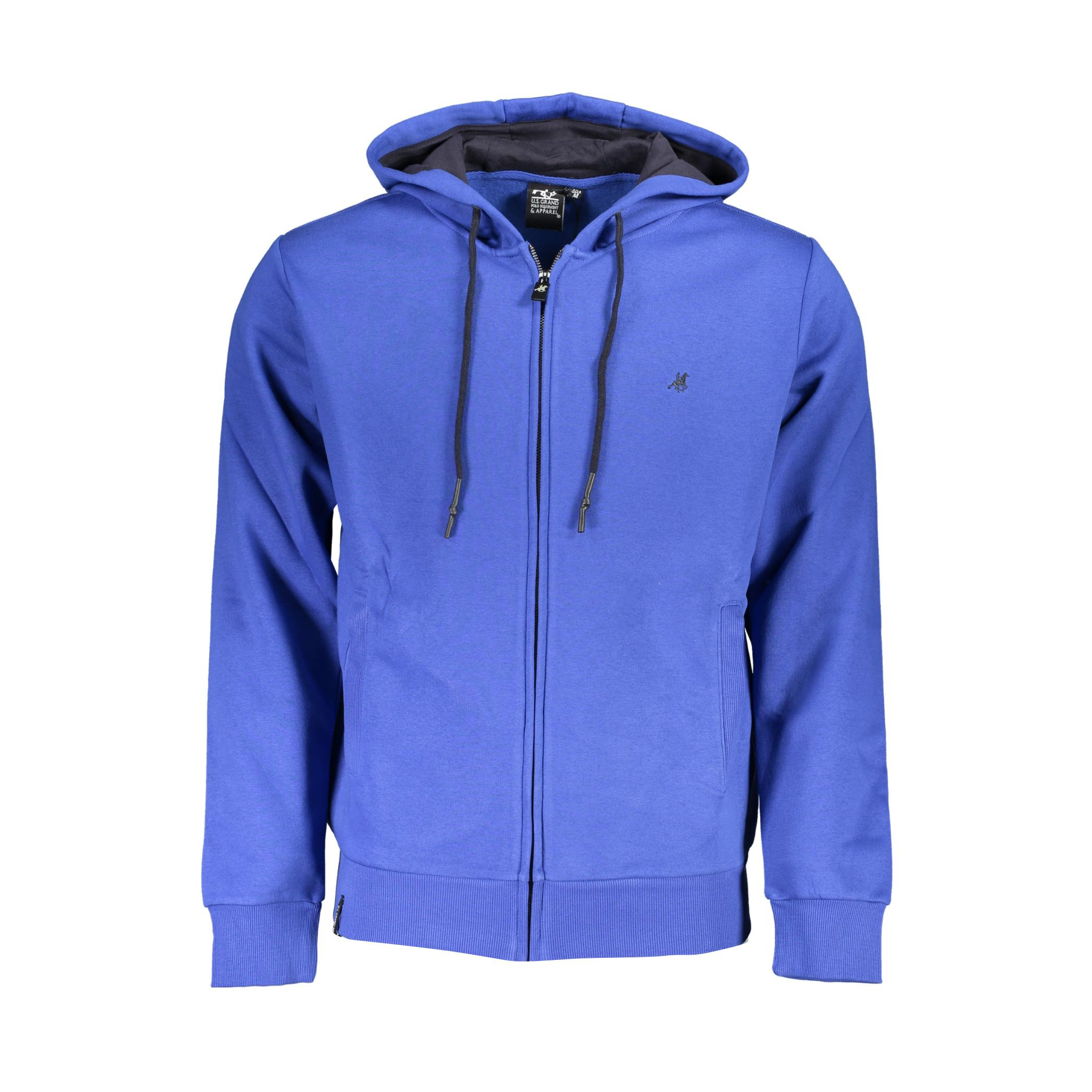 Снимка на Мъжки син суитшърт с цип us grand U.S. GRAND