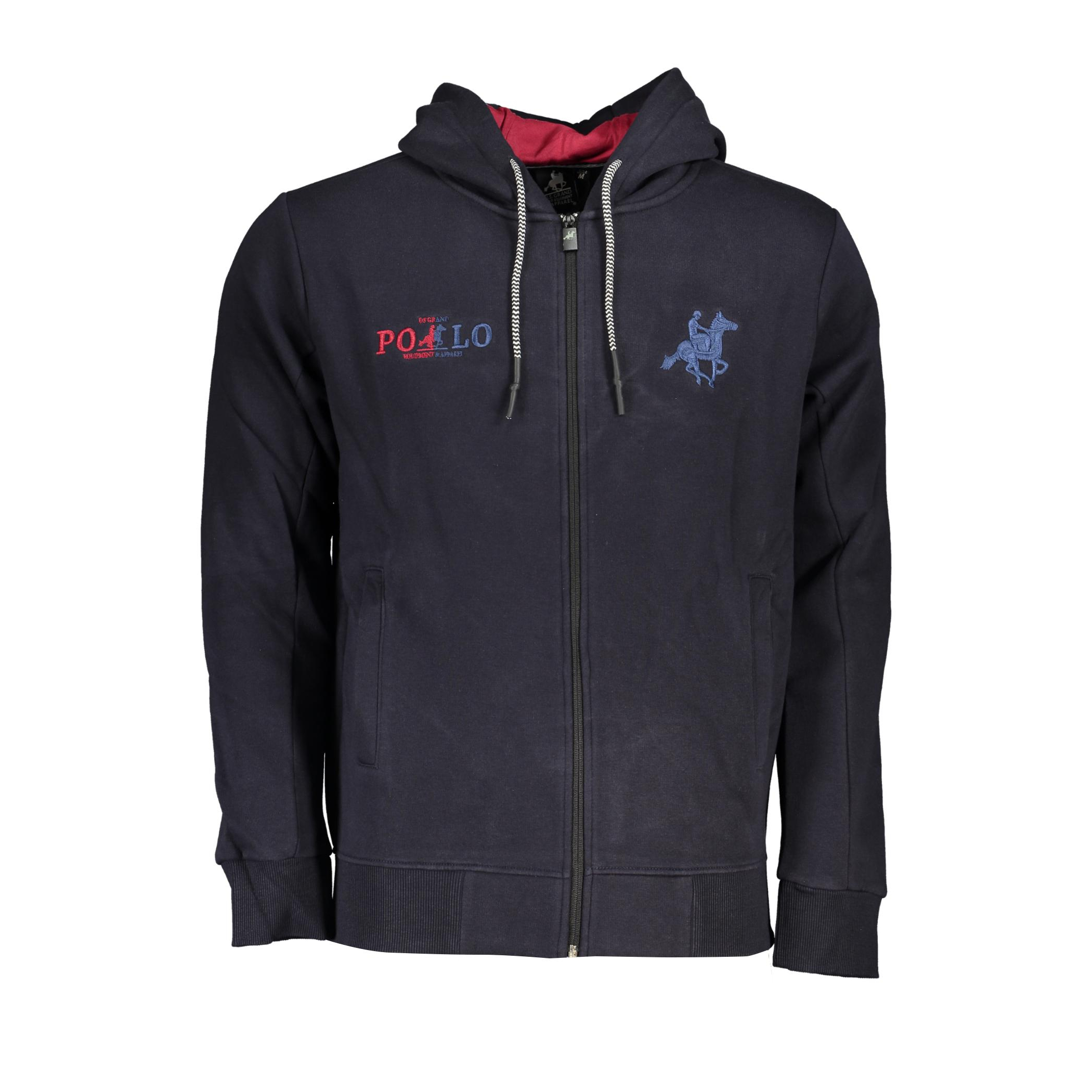 Снимка на Мъжки син суитшърт с цип us grand U.S. GRAND