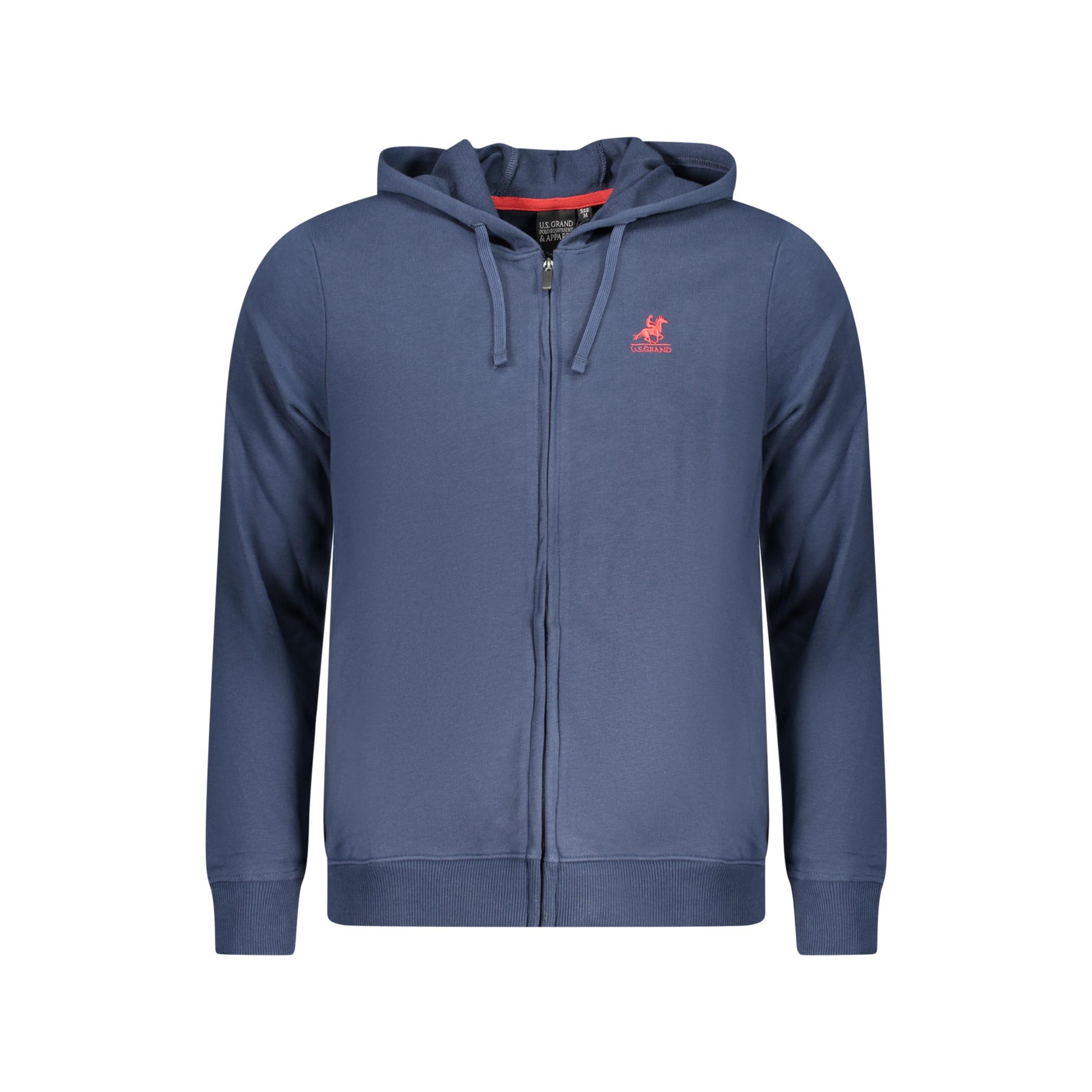 Снимка на Мъжки син суитшърт с цип us grand U.S. GRAND